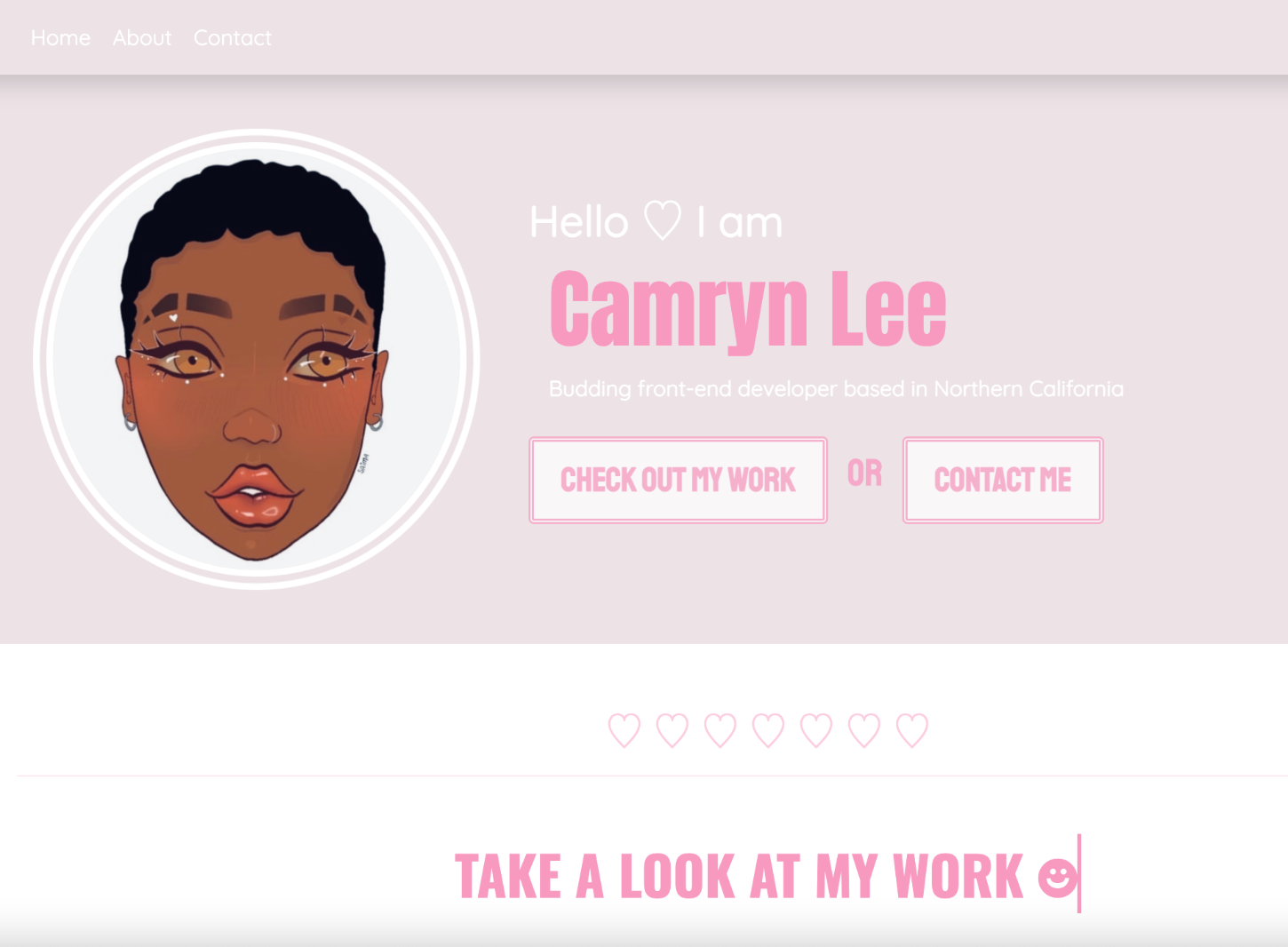 Camryn Lee's Portfolio project preview